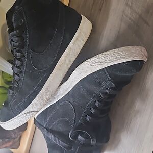 Nike Blazers black on black Youth 5